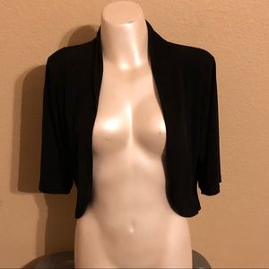 NWT Lane Bryant black shrug size 14/16